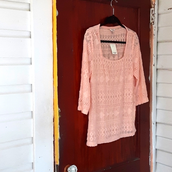 Lucky Brand Tops - Lucky Brand sz medium lace top NWT